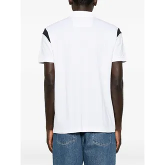 HUGO BOSS Logo-Embroidered Cotton Polo Shirt - White
