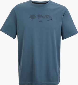 Regatta Mens Regatta Mens Fingal Illustration T-Shirt - Blue - Size: 50