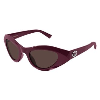 Gucci Gg2201S Zonnebril - Dames - Accessoires - Paars - Maat: 50 MM Nylon