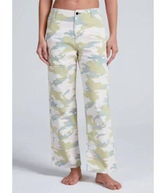 ASKK NY Carpenter Twill Jeans In Pink Camo