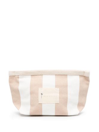 Maneb&igrave; Tender2Tote striped makeup bag - women - Cotton - One Size - White