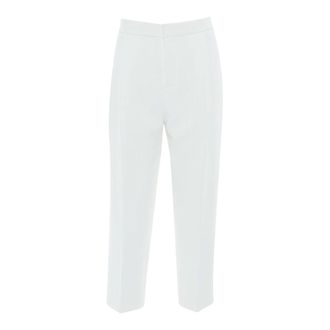 Elisabetta Franchi Slim-fit Trousers - female - Elisabetta Franchi - Slim-fit Trousers - White - L - Trousers