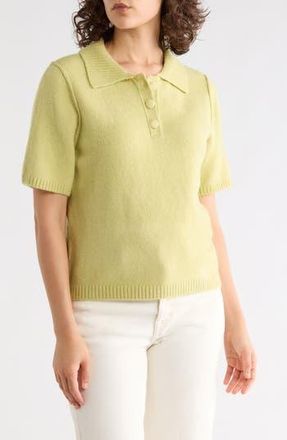 Halogen Short Sleeve Polo in Nile at Nordstrom Rack, Size X-Small