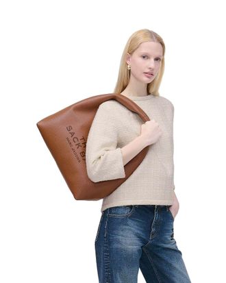 Marc Jacobs Womens Shoulder Bag Brown Cow Leather - Shoulder-Bags