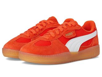 Puma Palermo Moda Womens Lace up casual Shoes Redmazing/Gum : 7.5 B - Medium, Leather