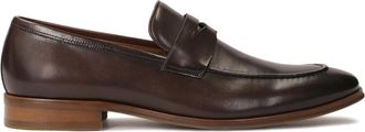 Kazar Zakelijke Loafers. Dit product valt klein uit. - Heren - Loafers - Bruin - 41 EU - Leer - Schoenen