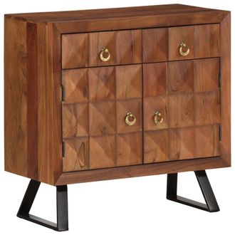 Berkfield Home Drawer Cabinet Honey Brown 70x35x70 cm Solid Wood Acacia | Size: 70 x 35 x 70 cm