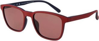 GANT Rode vierkante zonnebril met UV-bescherming - Heren - Zonnebrillen - Rood - ONE Size - Accessoires