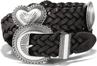 Brighton Heart Concho Belt In Black