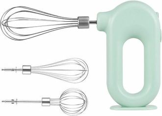 OEM Fouet Electrique - 4 Velocidades - Inalambrico - Bateria 1500 Mah - Para Crema Y Claras De Huevo - Verde - 1 Unidad