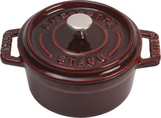 Staub Cast Iron 0.25-qt Mini Round Cocotte