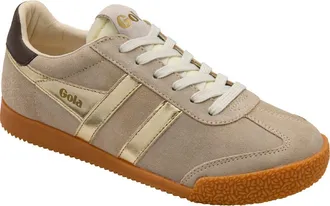 Gola Elan Glitz Sneaker in Bone/Gold/Dark Brown at Nordstrom, Size 7.5