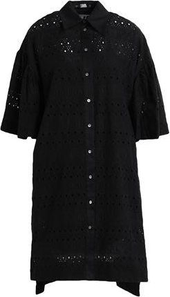 Karl Lagerfeld SSLV EMBROIDERY SHIRT DRESS