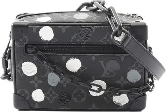 Louis Vuitton x Yayoi Kusama Borsa a spalla Soft Trunk mini 2023 - Nero