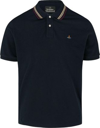 Vivienne Westwood ORB SS PIQUET POLO SHIRT Size: XXL, colour: NAVY