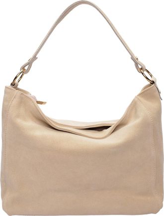 Isabella Rhea Beige Rundleer Tas