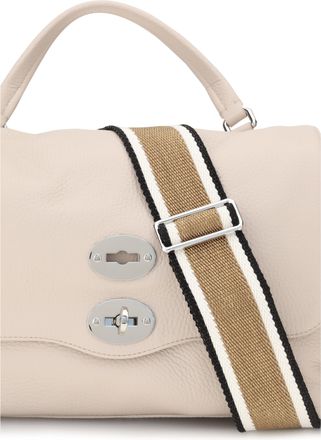 Zanellato Womens Handbag Postina Daily White Carnaroli Calf Leather (bos Taurus) Handbags Hand Bags