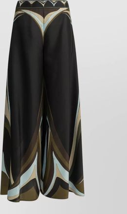 Pucci fari high waist flared geometric skirt