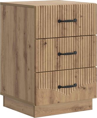 vidaXL Armario De Noche Roble Artisan 43 X 41 X 63,5 Cm Vidaxl