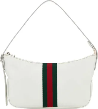 Gucci White Lunetta Small Crossbody Bag