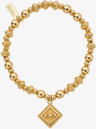 Chlobo Gold Plated Moon Magic Beaded Bracelet GBCDS3351