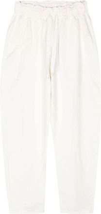 Kristensen Du Nord high-waisted cotton trousers - women - Cotton/Recycled Cotton - 1 - White