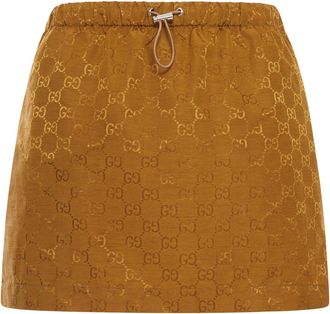 Gucci GG JACQUARD MINI SKIRT - Gucci - Woman