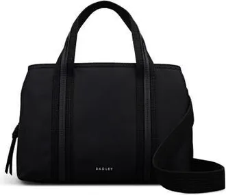 Radley London Halley Row Medium Ziptop Satchel Bag in Black at Nordstrom