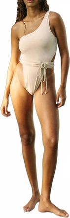 Beach Riot Maddox One Piece In Coconut White