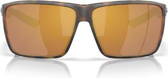 Costa Rincon II 64mm Sunglasses in Matte Tortoise /Gold 580G at Nordstrom