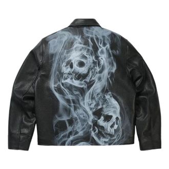 Palace Smoked Leather Jacket Black P30JK038