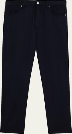 Ermenegildo Zegna Mens Wool Straight Fit Five-Pocket Pants
