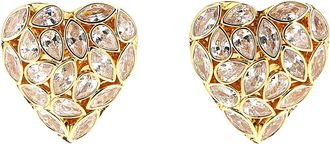 Self Portrait Embellished Heart Gioielli Oro-Donna