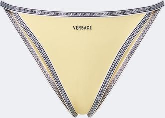 Versace Braga de bikini Greca bordada