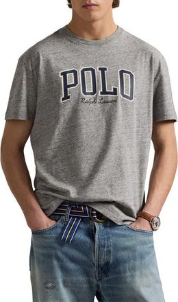 Polo Ralph Lauren Logo Graphic T-Shirt in Dark Vintage Heather at Nordstrom, Size Xx-Large