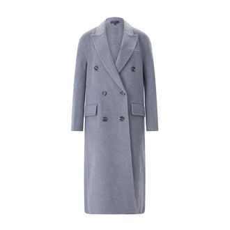 Rag & Bone Dames, Mantels, Blauw, Maat: XL Wol
