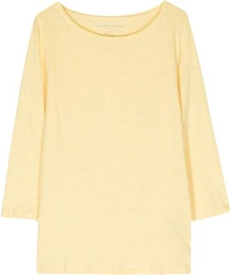 Majestic Filatures Mujer, Camisetas, Amarillo, Talla: S