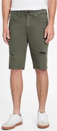 Guess Clarke Destroyed Denim Shorts