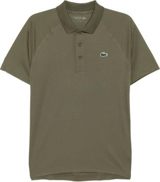 Lacoste Polo sportiva con protezione UV - Verde