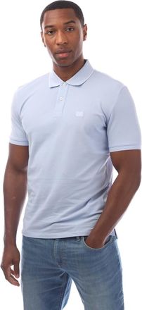 C.P. Company Herenpolo C.P. Company Stretch Piquet Logo in Blauw