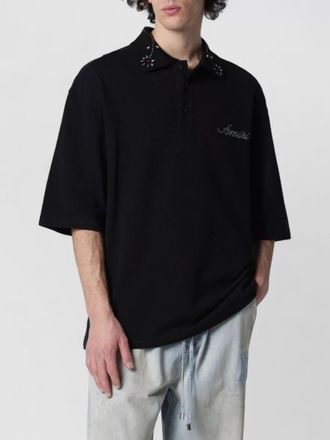 Amiri oversize cotton polo shirt short sleeves