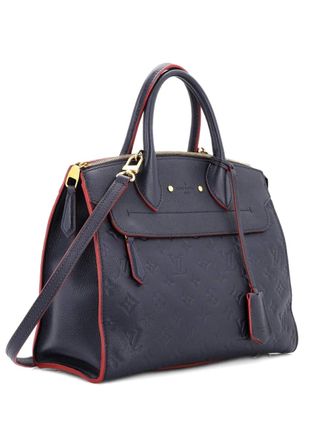 Louis Vuitton Pont Neuf Handbag Monogram Empreinte Leather MM satchel - Blauw