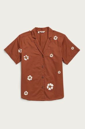 Bridge & Burn Wren Shirt in Redstone Bloom at Nordstrom, Size Xx-Large