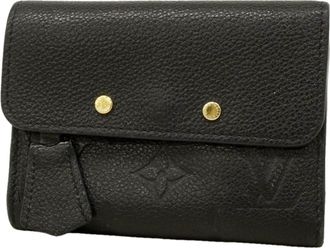 Louis Vuitton Noir Wallet (Tri-Fold) (Pre-Owned)