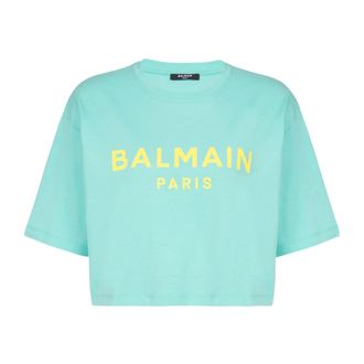 Balmain Mujer, Camisetas, Azul, Talla: 2XL