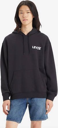 Levi's Sudadera estampada con capucha de fit relajado - Hombre - L - Negro / Ssnl Headline Logo Po Caviar