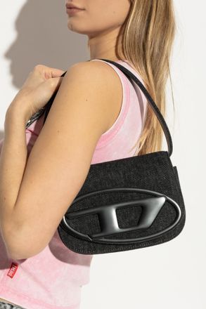 Diesel Shoulder Bag 1DR, Womens, Black