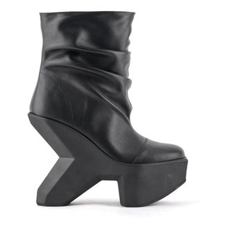 United Nude Heeled Boots, female, Black, 7 UK, Boulder Slouch Boot