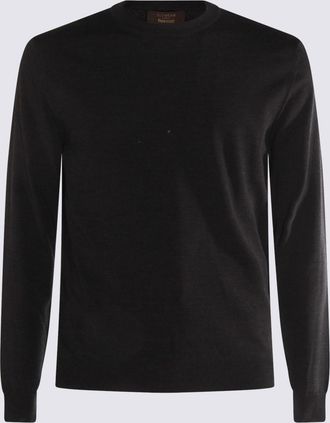 Zanone Black Wool Knitwear