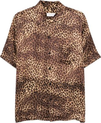Ernest W. Baker Animal-print Short-sleeve Shirt